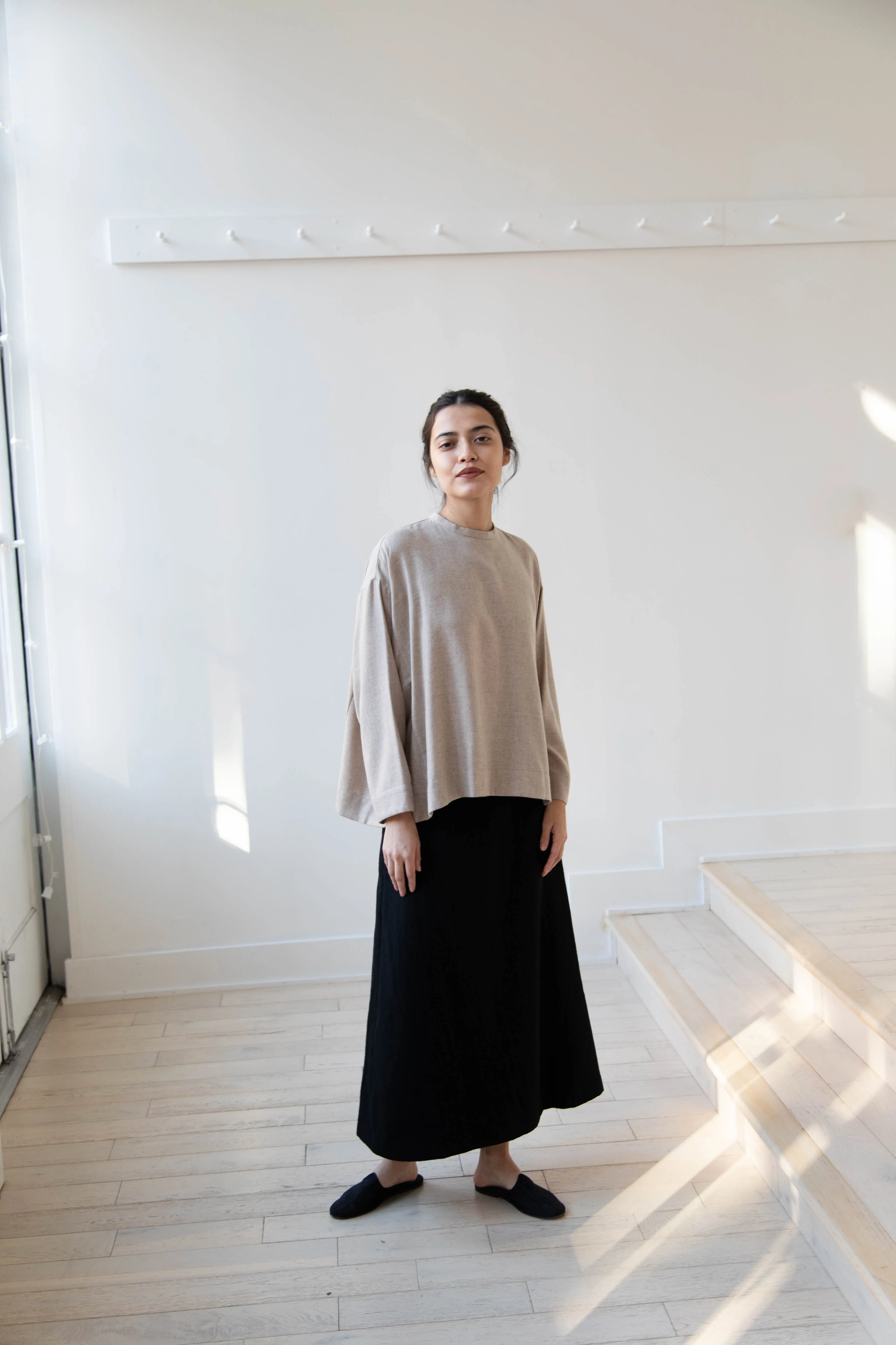 Arts & Science Flared Skirt in Wool