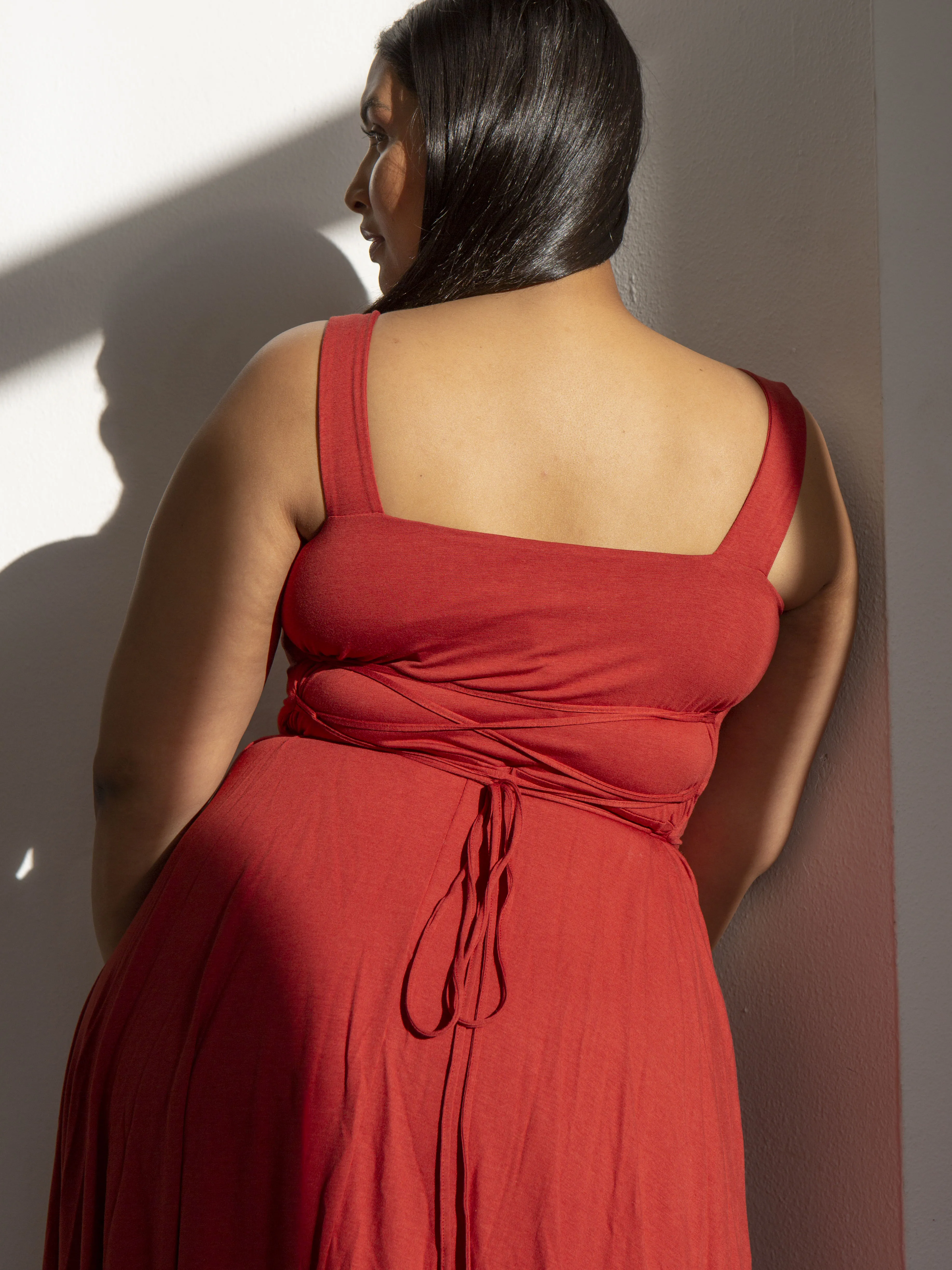Audrey Midi Dress in Organic Bamboo