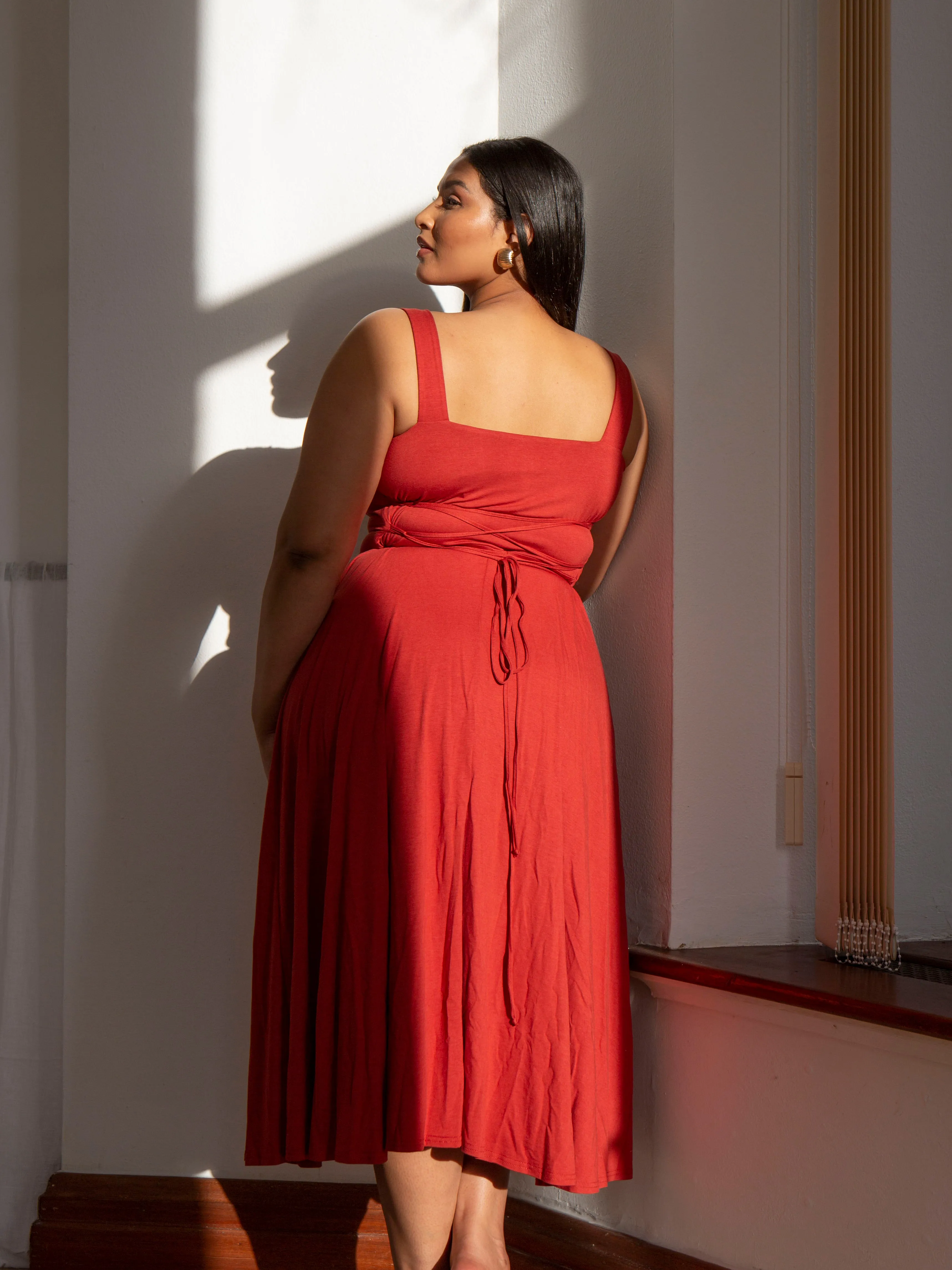 Audrey Midi Dress in Organic Bamboo