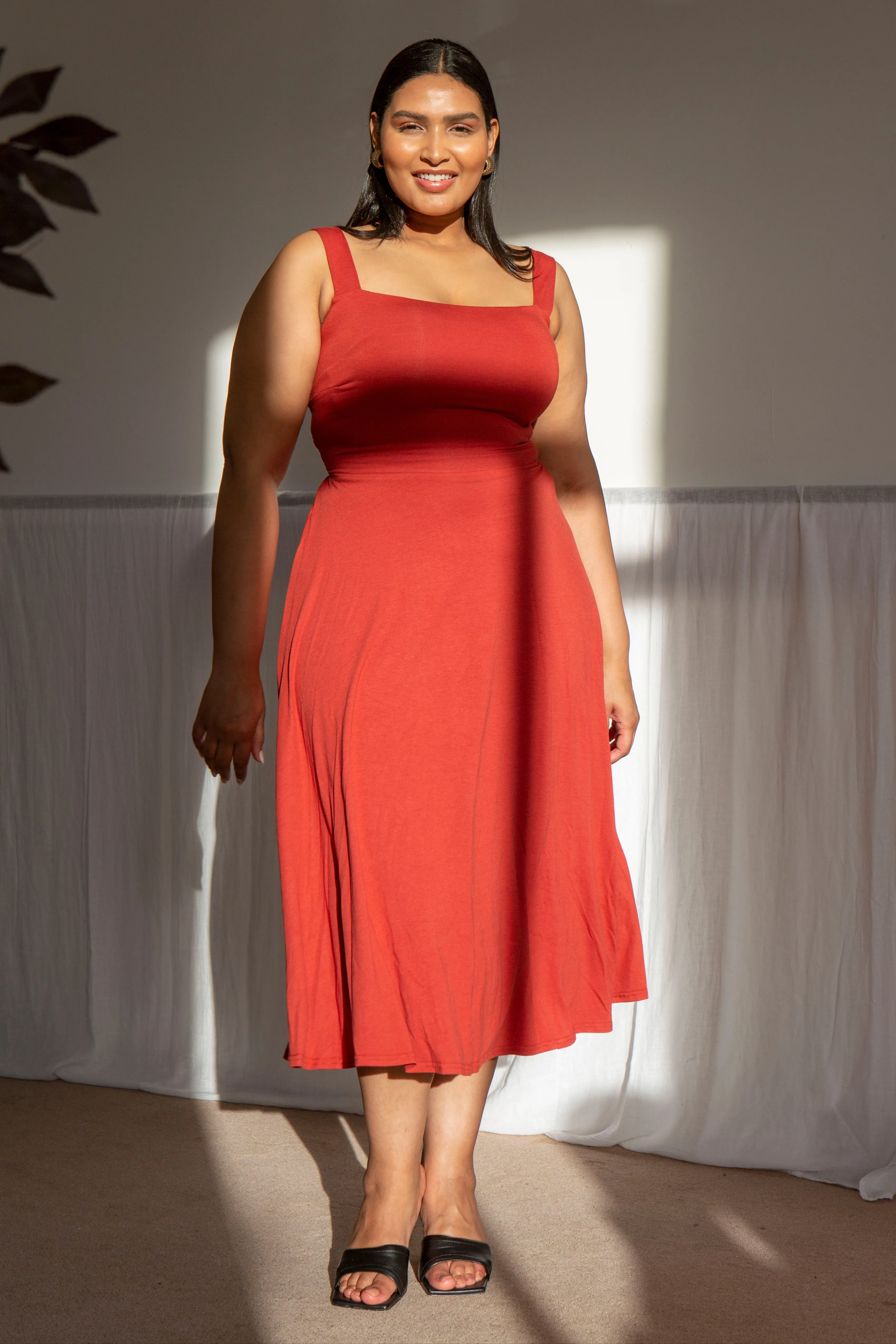 Audrey Midi Dress in Organic Bamboo