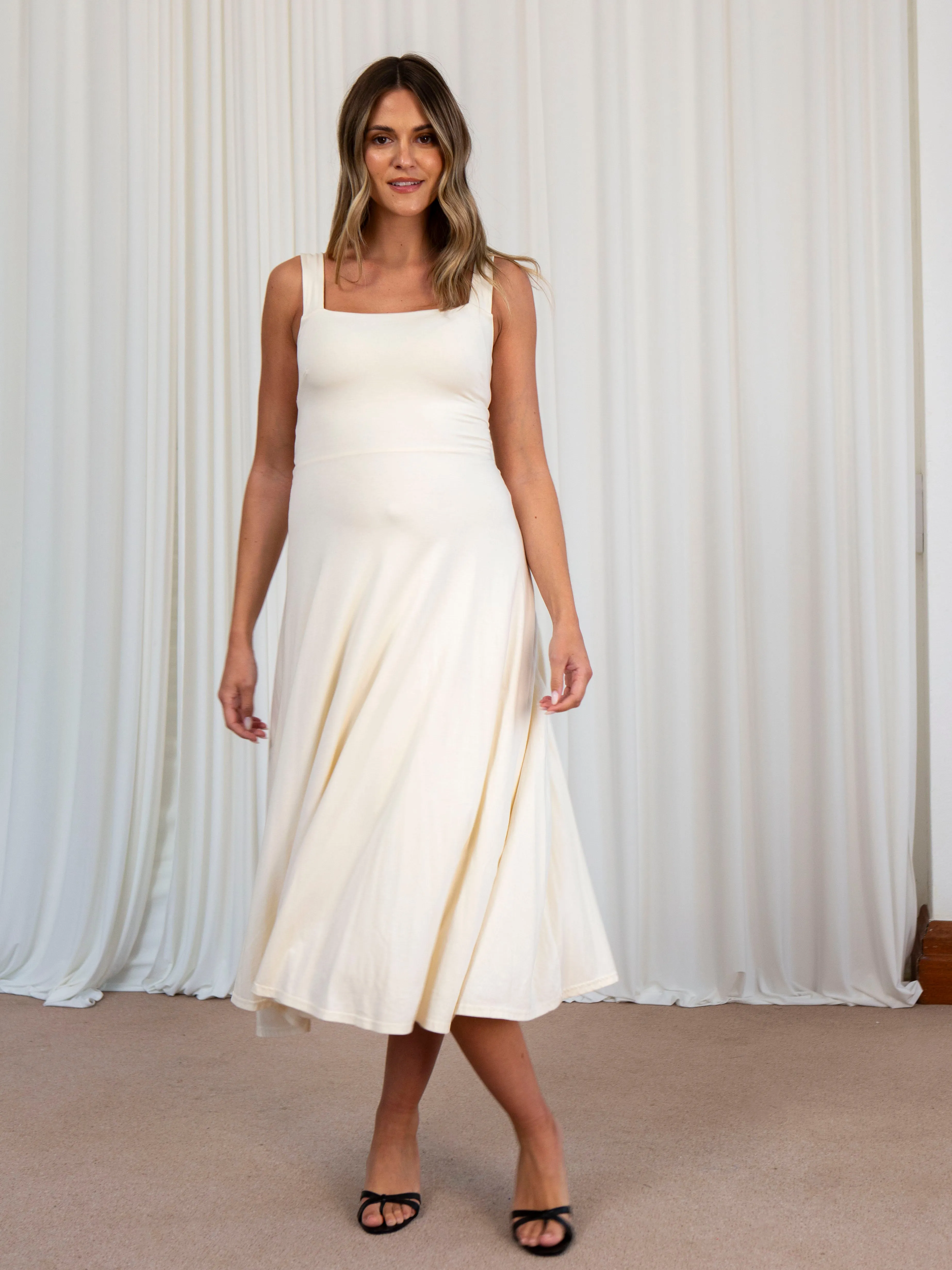 Audrey Midi Dress in Organic Bamboo