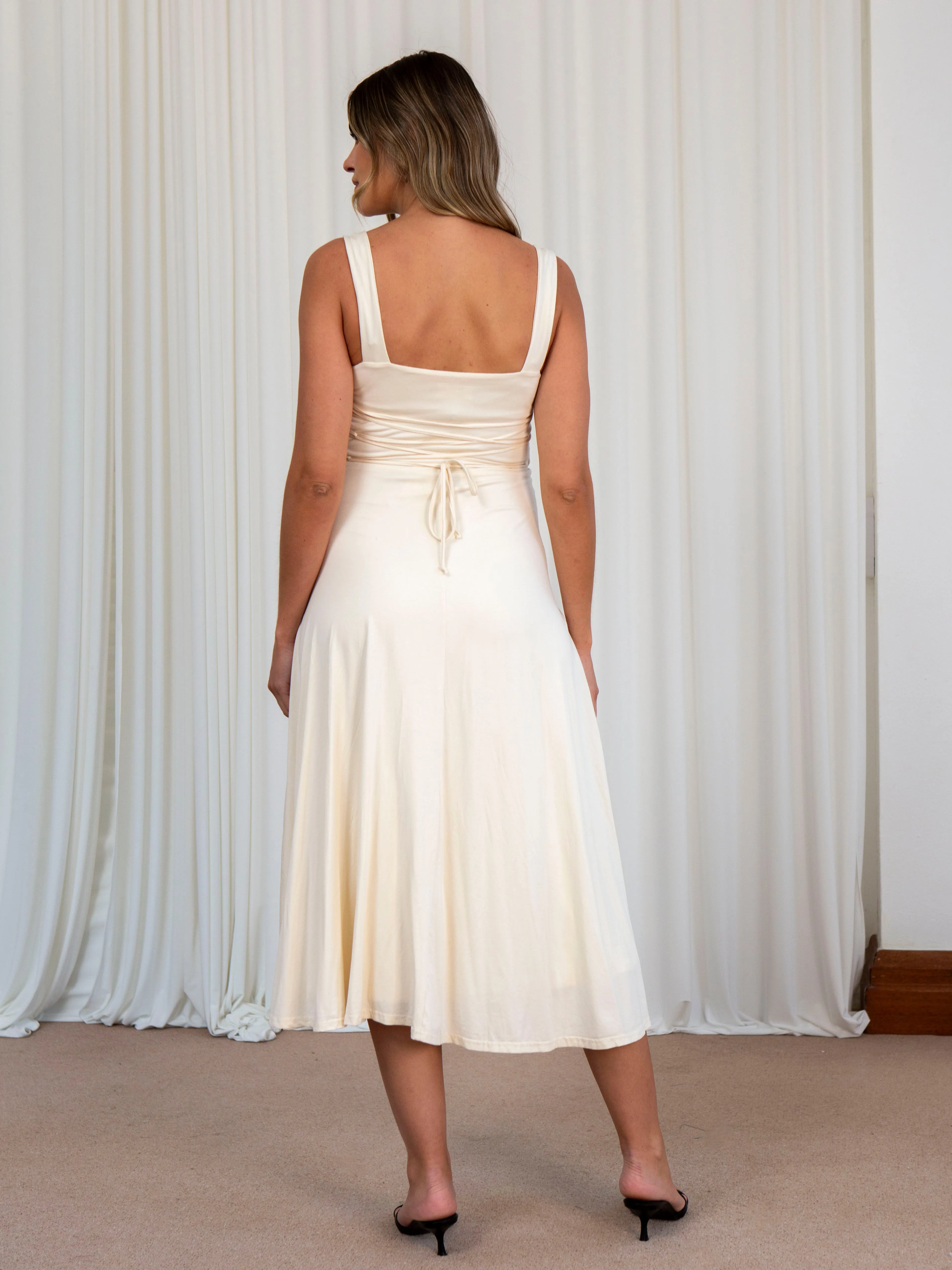 Audrey Midi Dress in Organic Bamboo