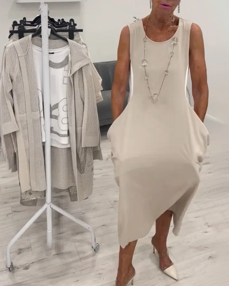 Austra - Sleeveless Long Dress