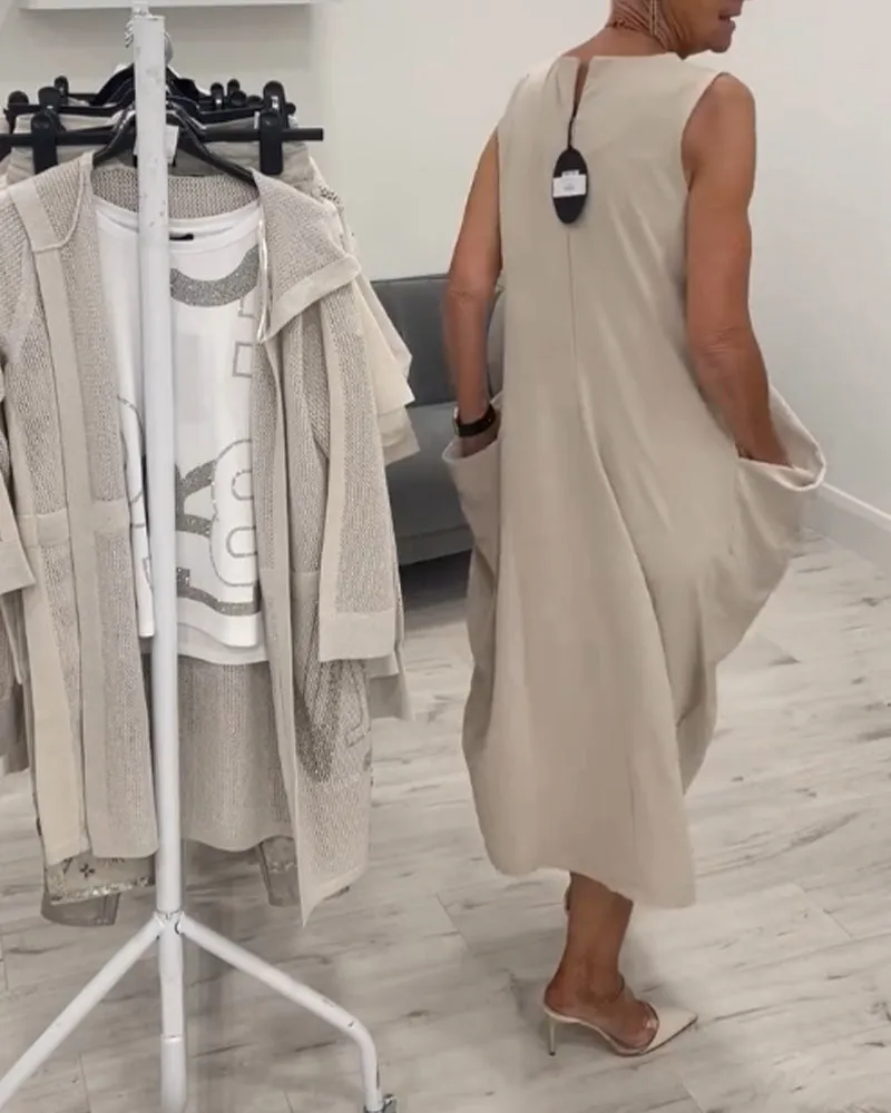 Austra - Sleeveless Long Dress