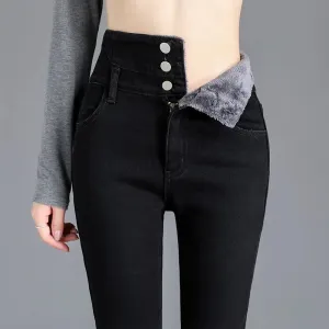 Ava | Winterproof Skinny Jeans | Stylish and Warm | Fleece Lining
