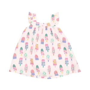 Baby Girl Dresses | Ruffle Top and Bloomer - Floral Popsicles | Angel Dear