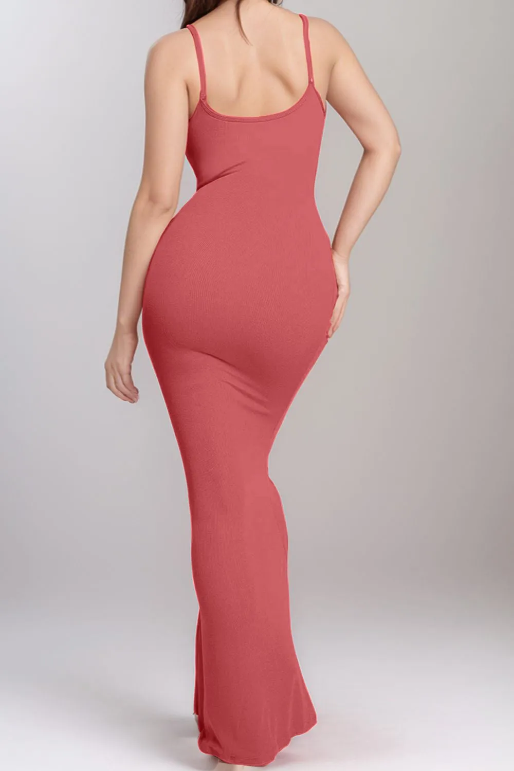 Basic Built-In Shapewear Sleeveless Maxi Dress