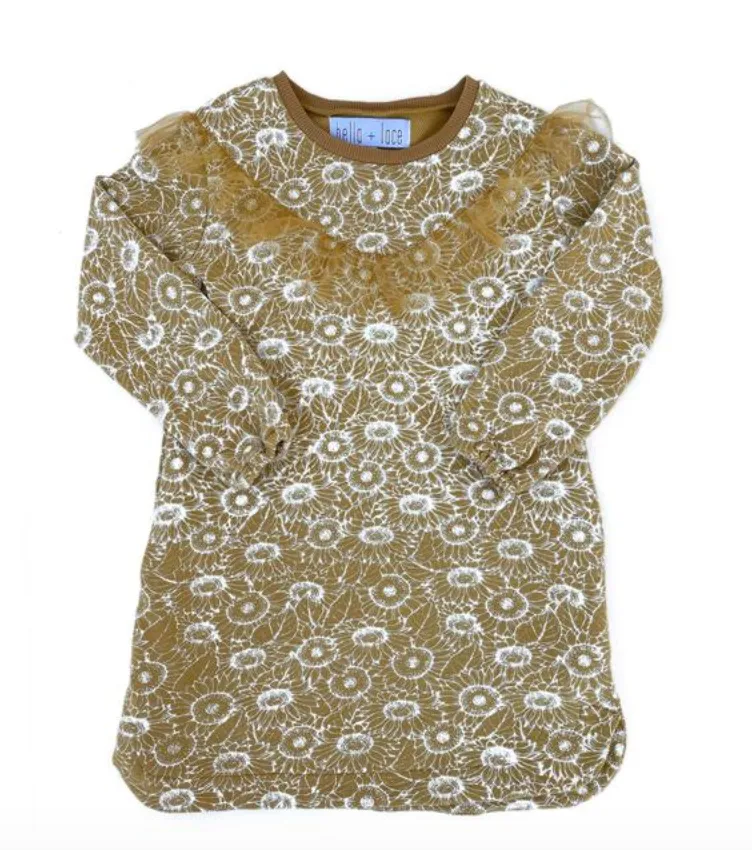 Betsy Dress - Pumpkin Soup - Sunflower