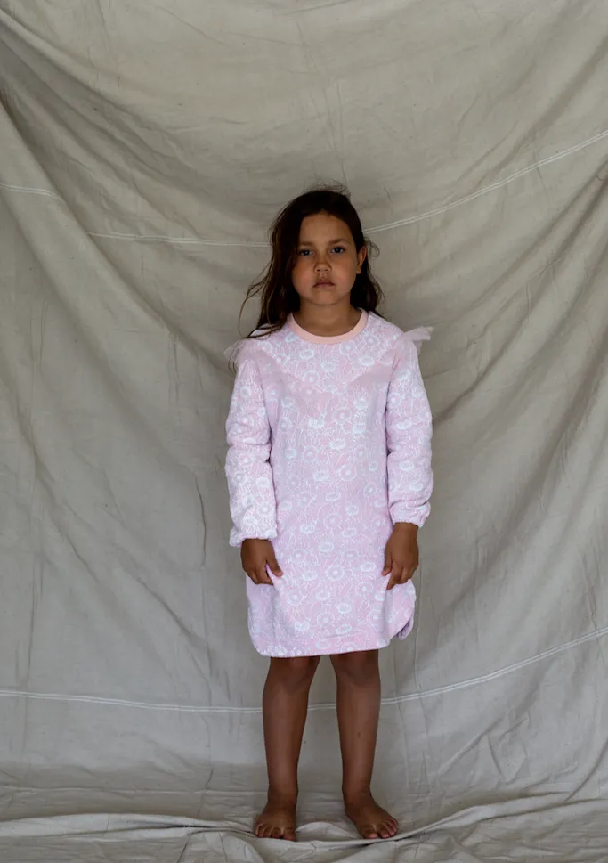 Betsy Dress - Strawberry Smoothie - Sunflower