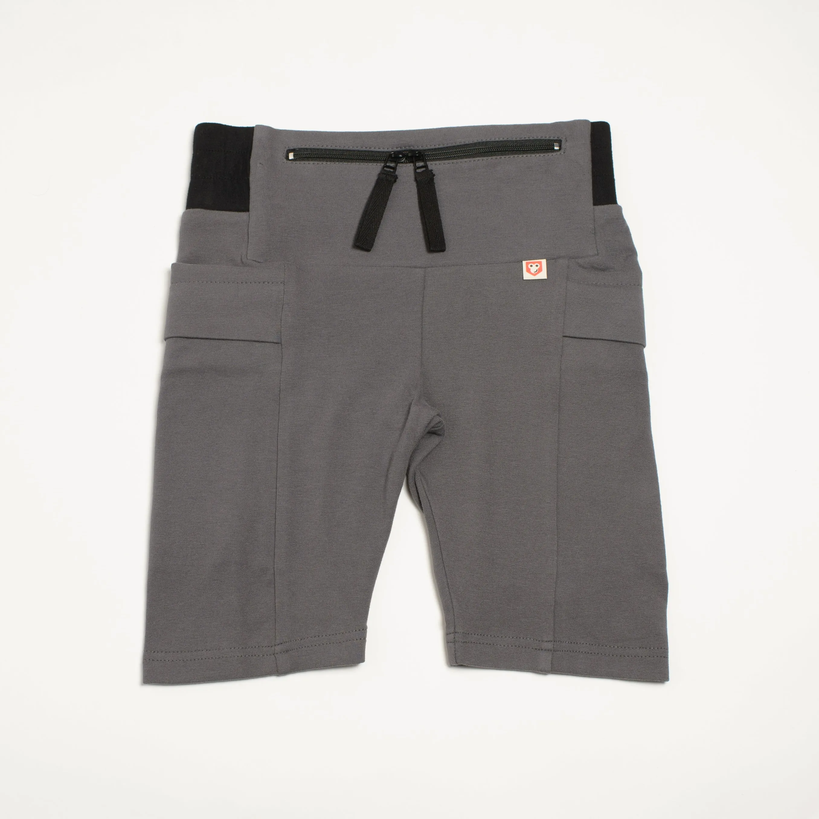 Biker shorts Grey / Dance Shorts / T1D / Kids Shorts for Sports / Underdress / Yoga with pockets, size 5-14Y children