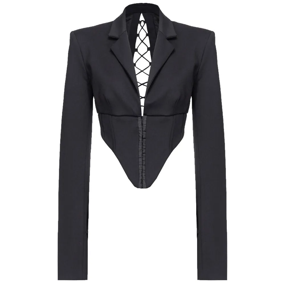 Black Viscose Suits & Blazer
