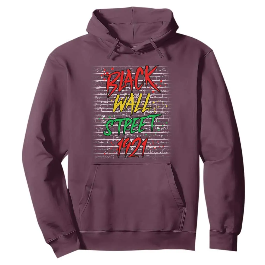 Black Wall Street 1921 Hoodie Tulsa Oklahoma Black History TS11