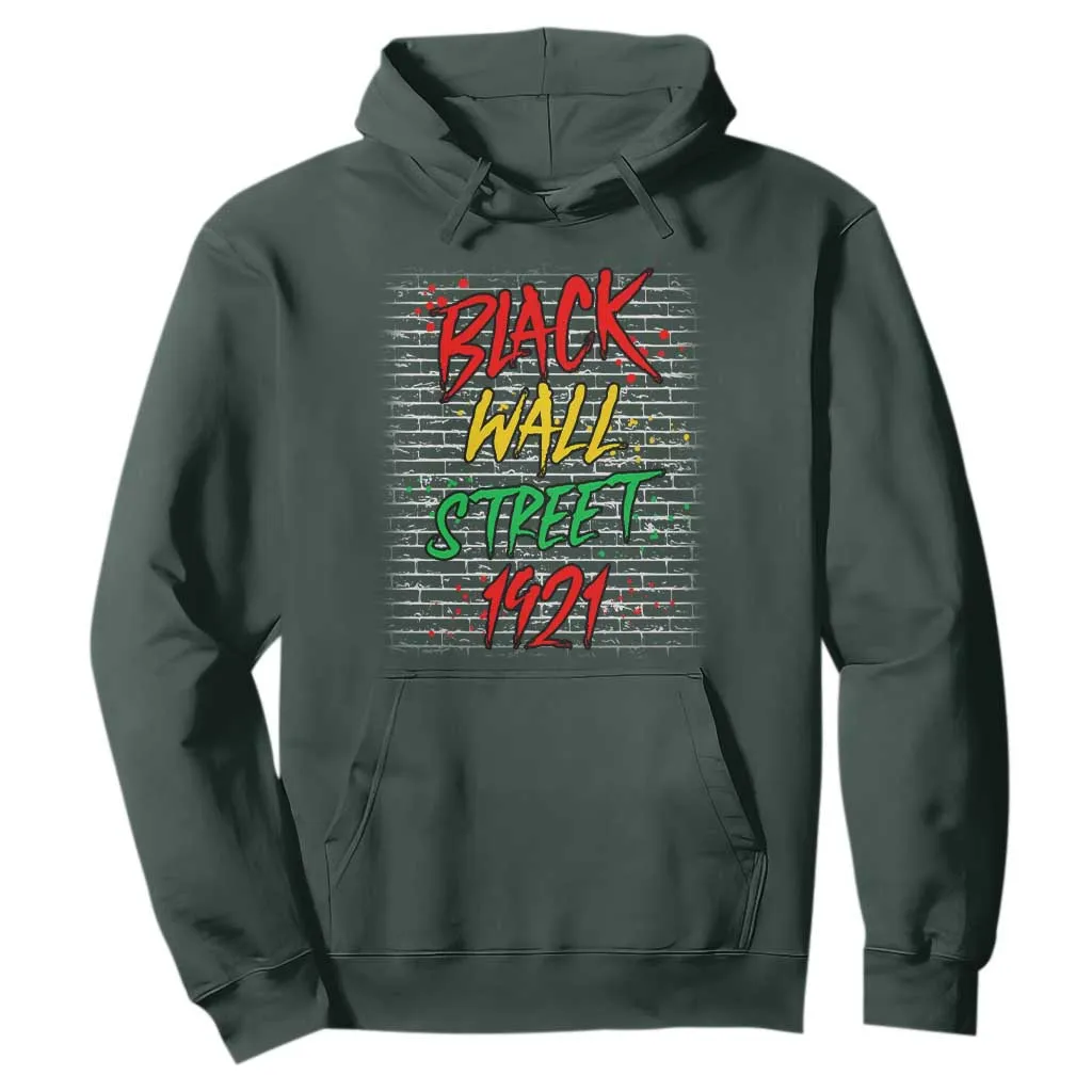 Black Wall Street 1921 Hoodie Tulsa Oklahoma Black History TS11
