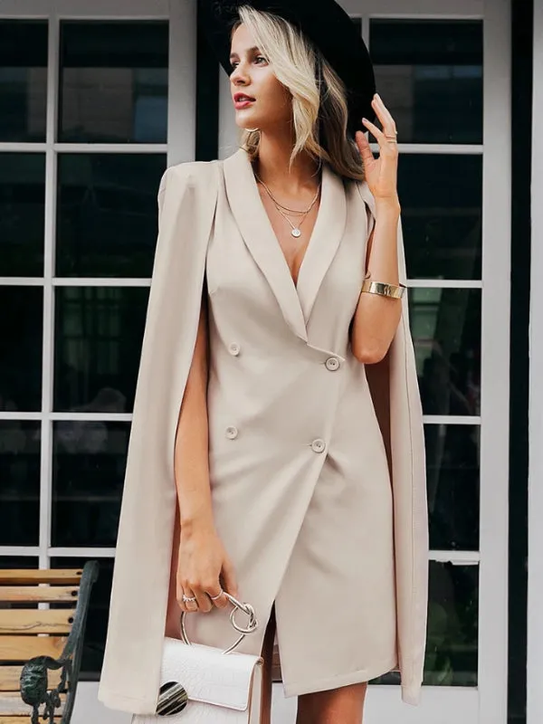 Blazer Cloak Dress