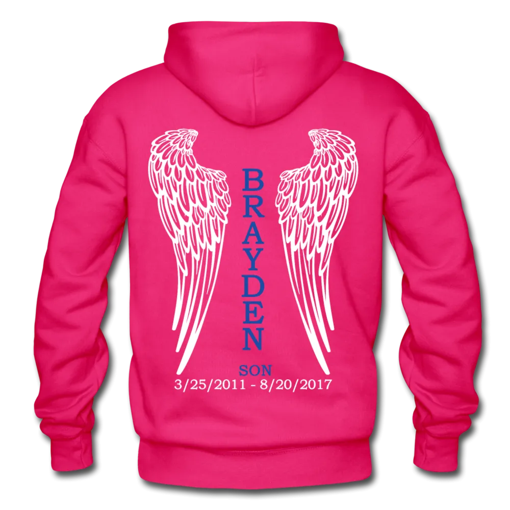 Brayden -Blue Gildan Heavy Blend Adult Hoodie