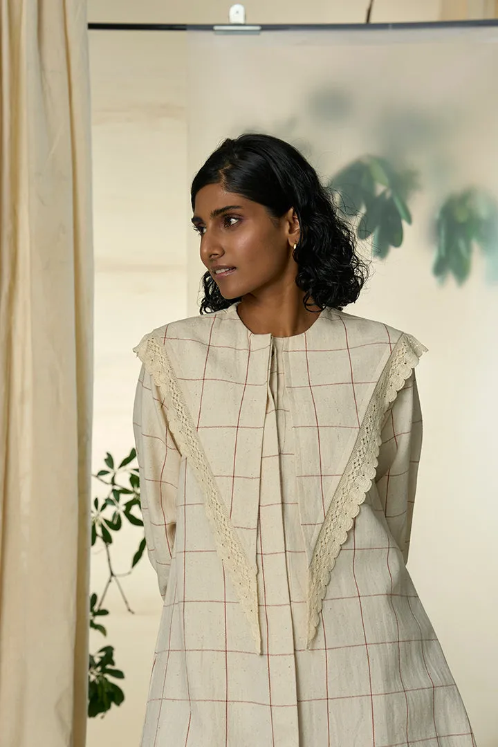 Candy Cane Kala Cotton V Yoke Dress