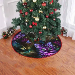 Cat Christmas Tree Skirt - Fuly25