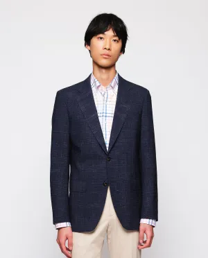 Chaqueta azul marino cuadro Príncipe de Gales