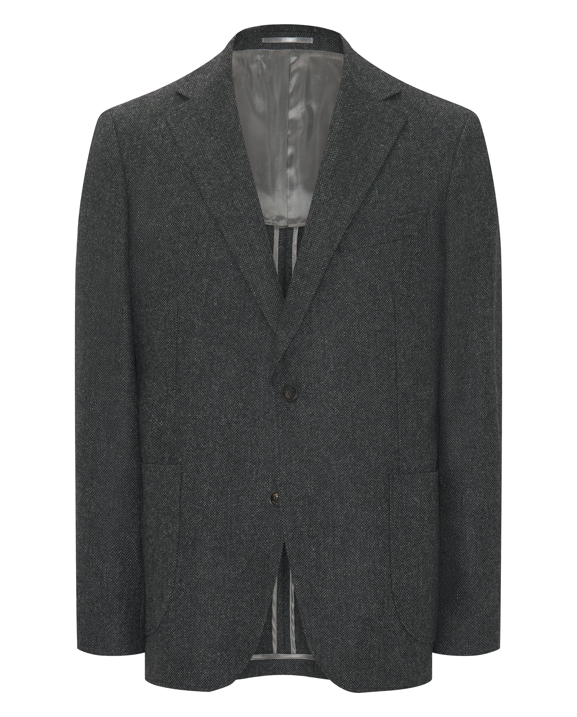 Chaqueta de donegal gris marengo
