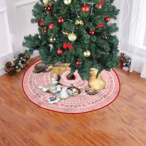 Christmas Tree Skirt - Cat - Fuly17