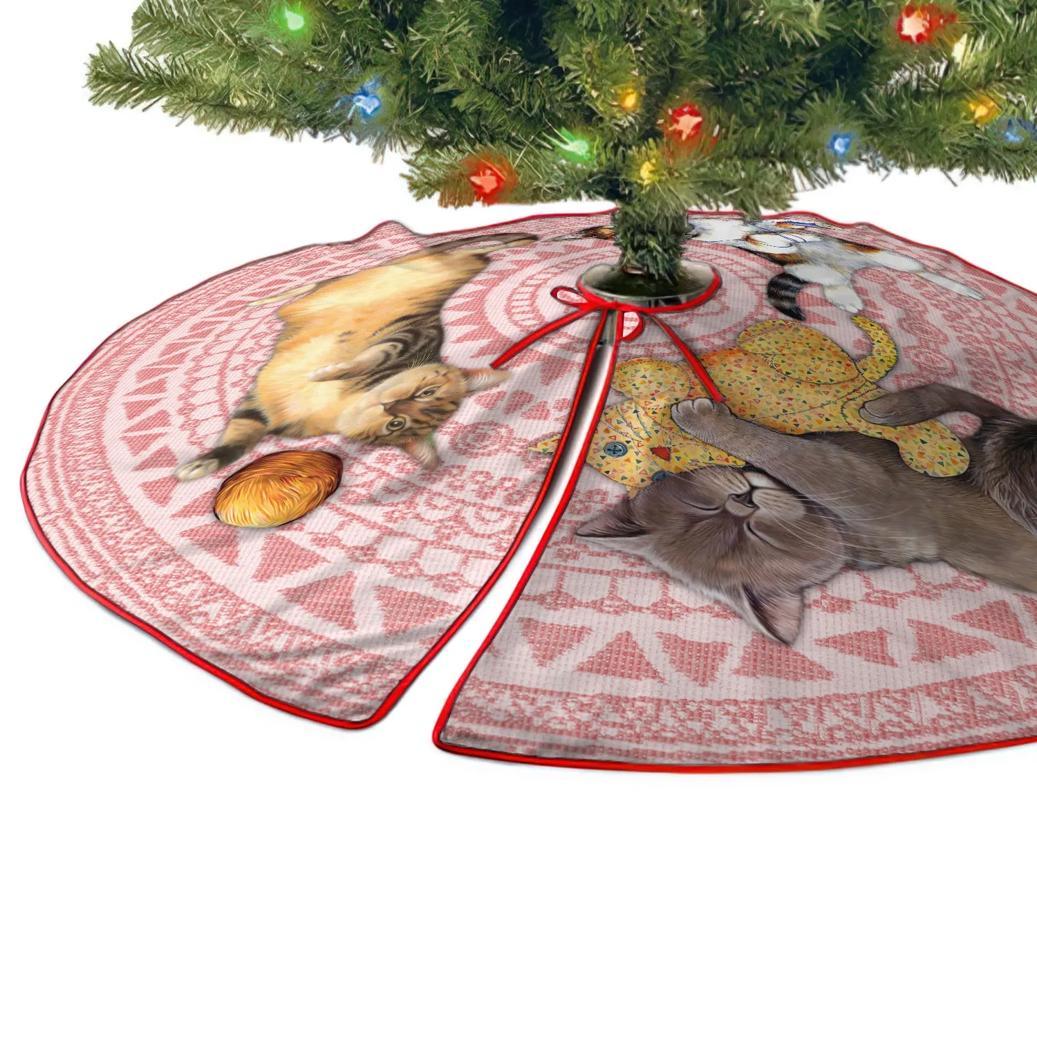 Christmas Tree Skirt - Cat - Fuly17