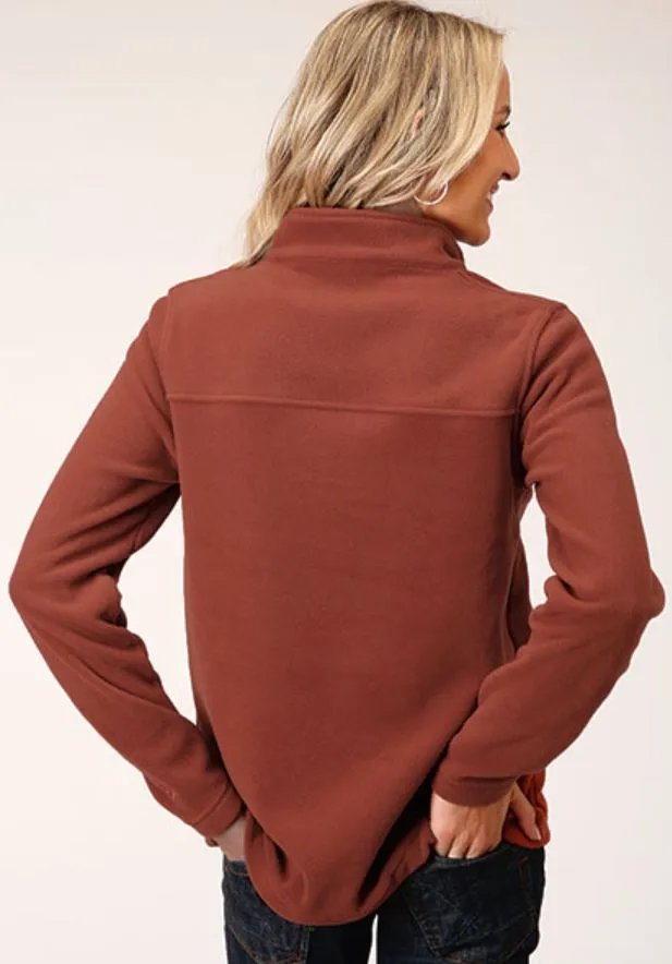 CL03-098-0692-6158 Ladies L/S Micro Fleece Pullover 1/4 Zip