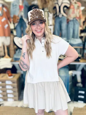 Claire Mixed Media Dress