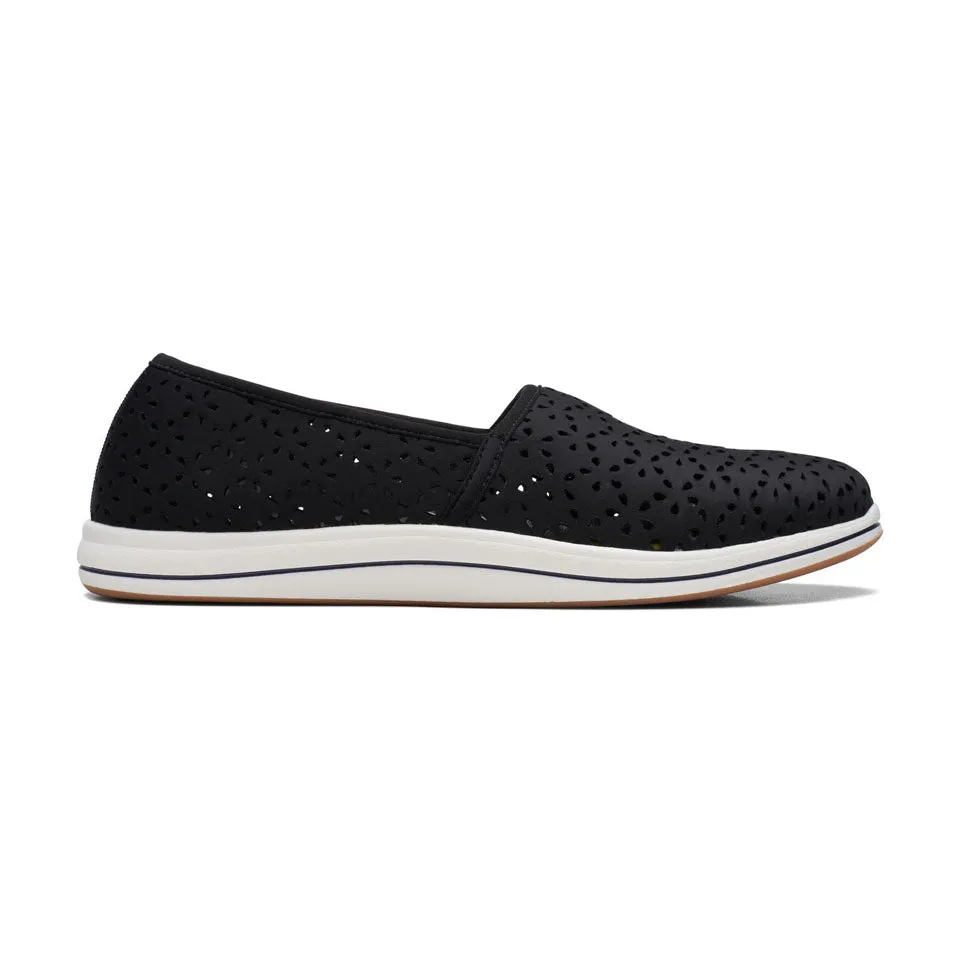 Clarks Women's Breeze Emily Black | White
