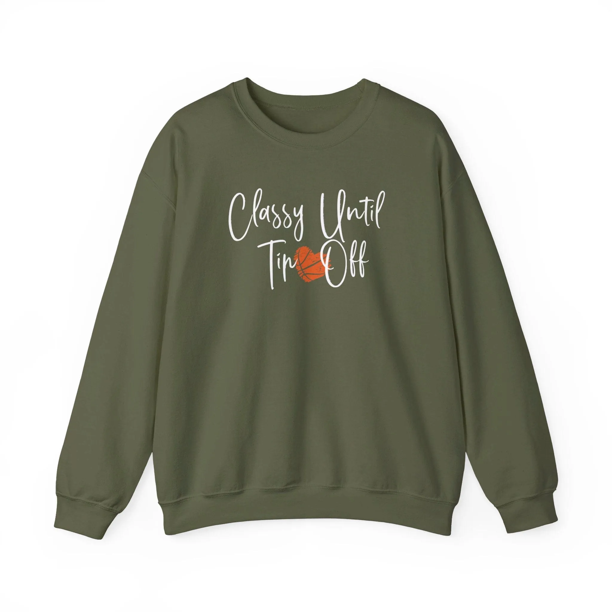 Classy Until Tip-Off - Girl Basketball Sweater
