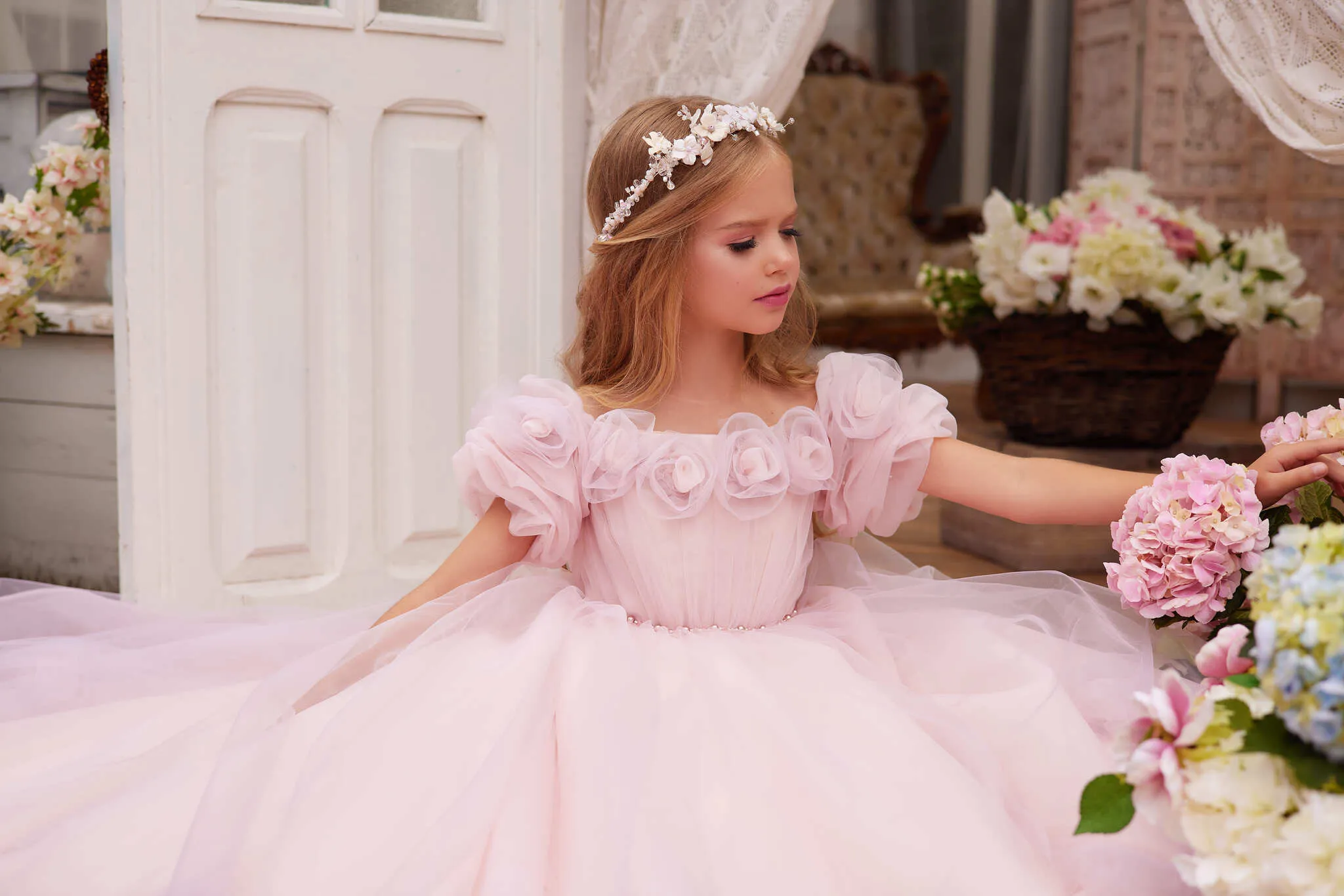 Clemence Flower Girl Dress