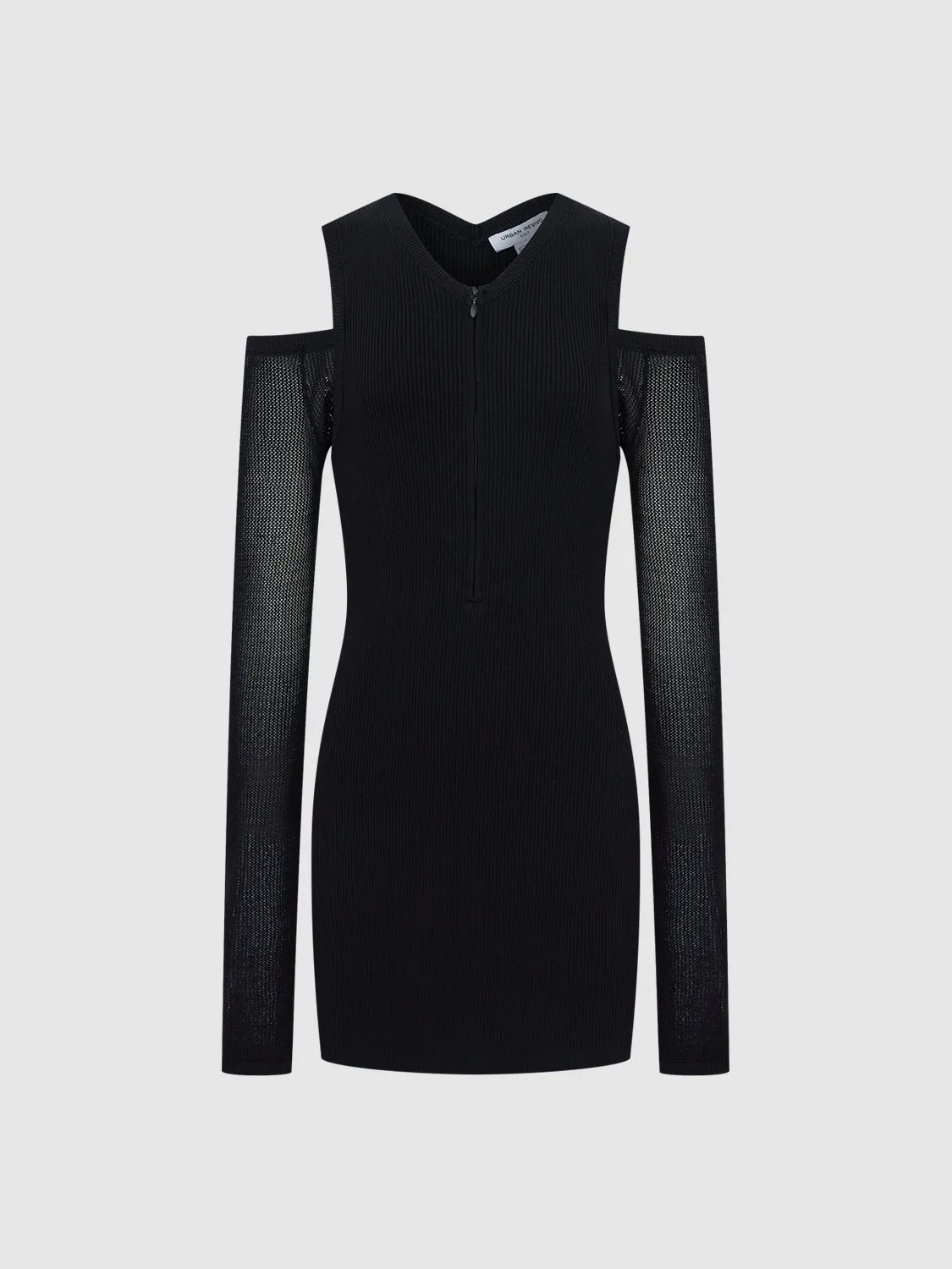 Cold Shoulder Knitted Dresses