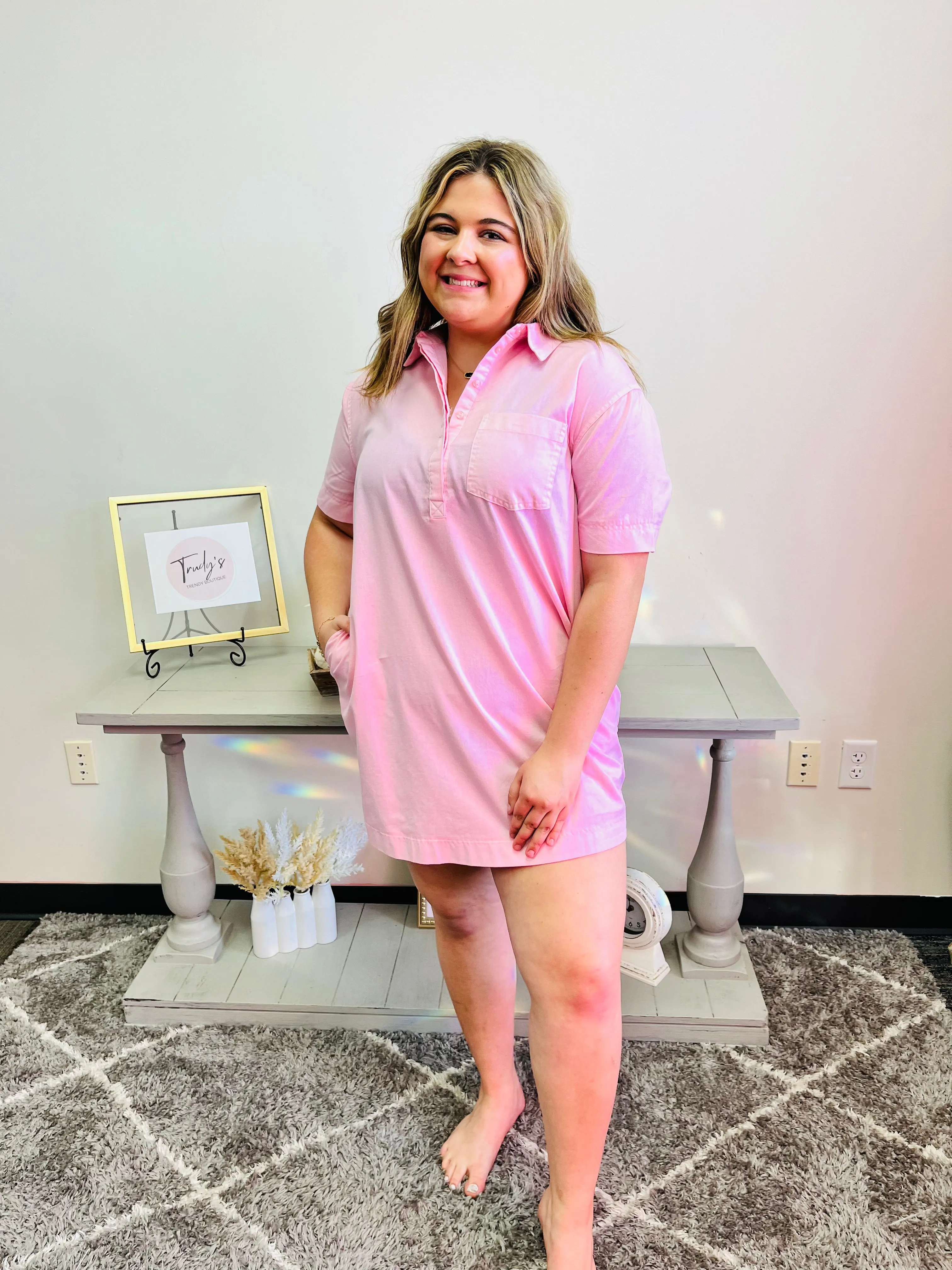 Comfy Shirt Dress