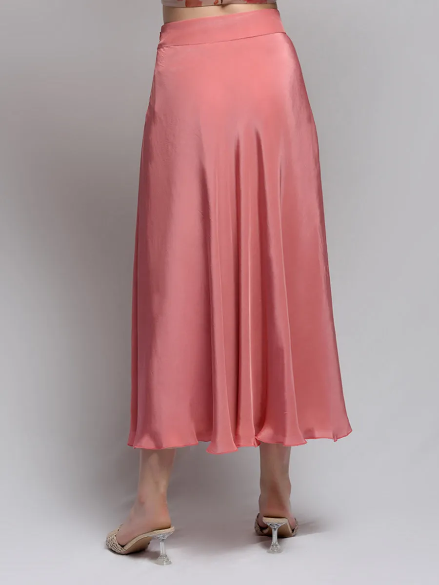 Coral Spread Skirt