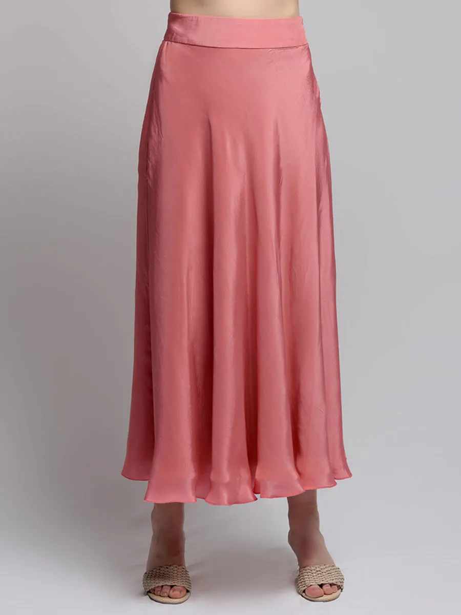 Coral Spread Skirt