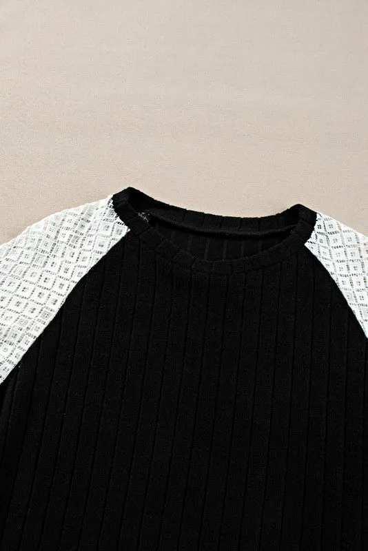 Cotton Stripe Sweatshirt