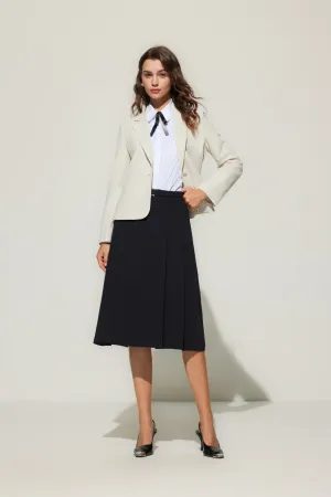 Crepe Knit Casual Blazer