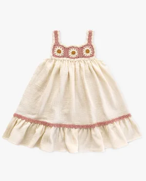 Daisy Dress | Powder pink
