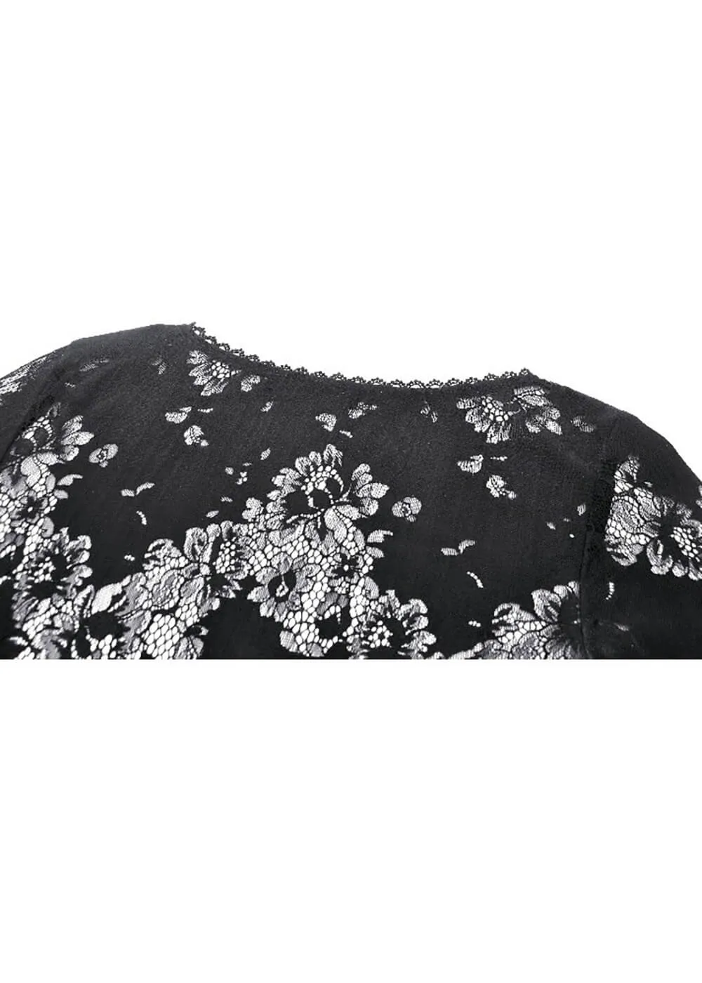 Dark In Love Secret Garden Jas in Zwart