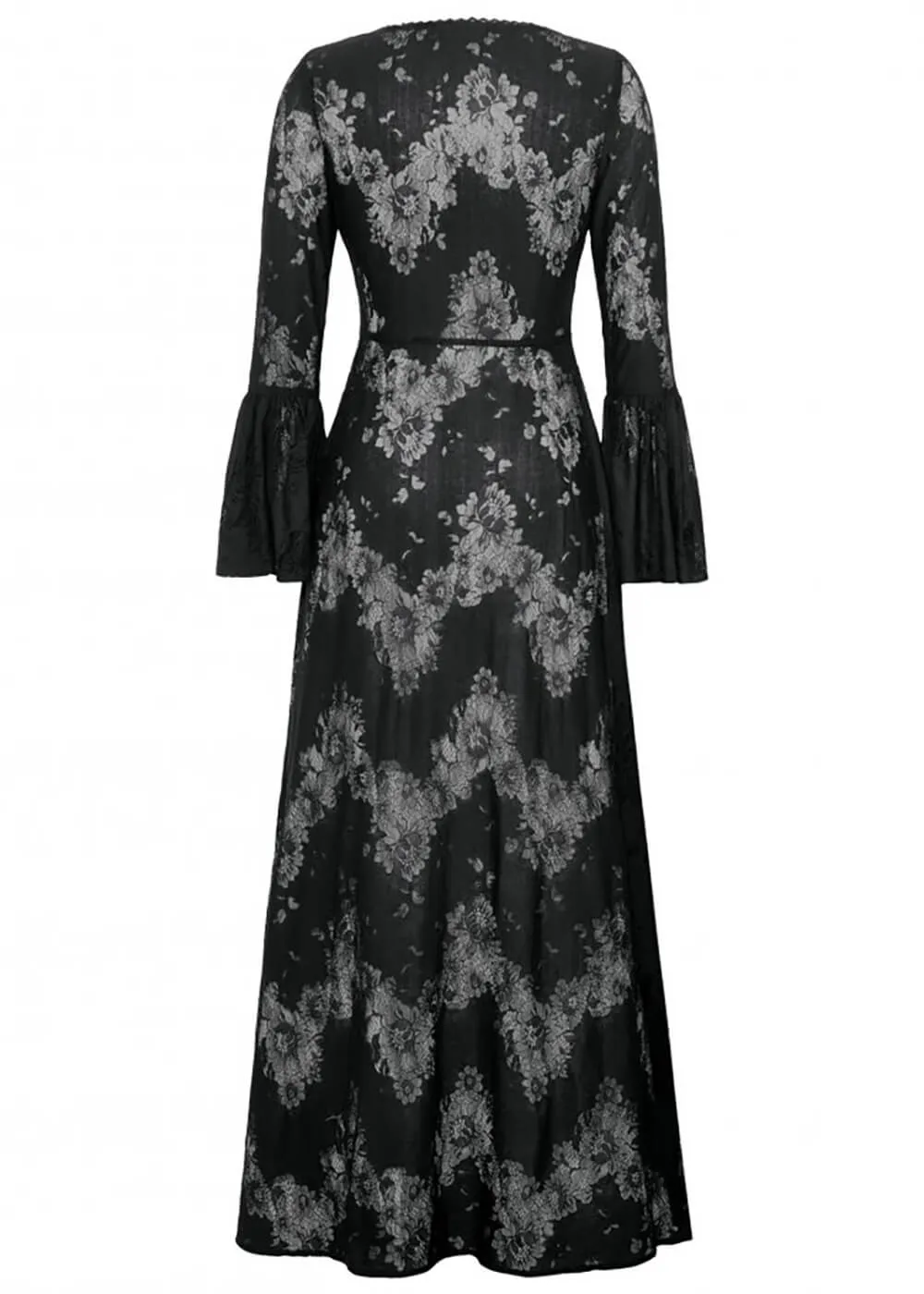 Dark In Love Secret Garden Jas in Zwart