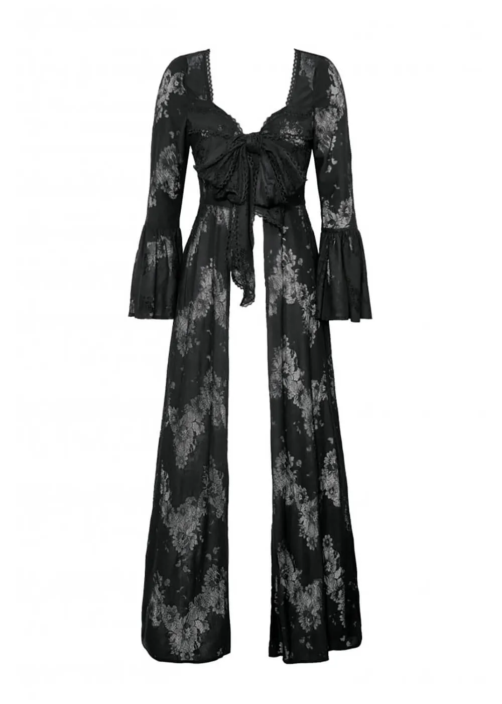 Dark In Love Secret Garden Jas in Zwart