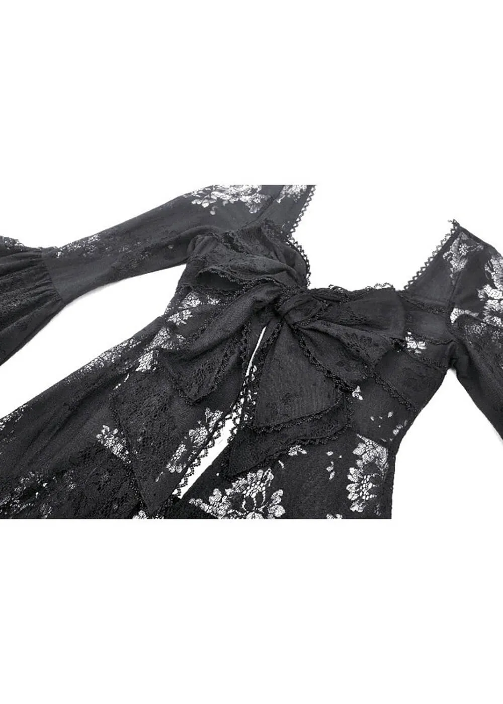 Dark In Love Secret Garden Jas in Zwart