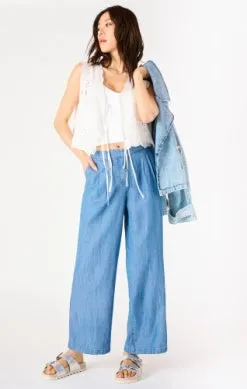 Dex Tie Front Eyelet Top
