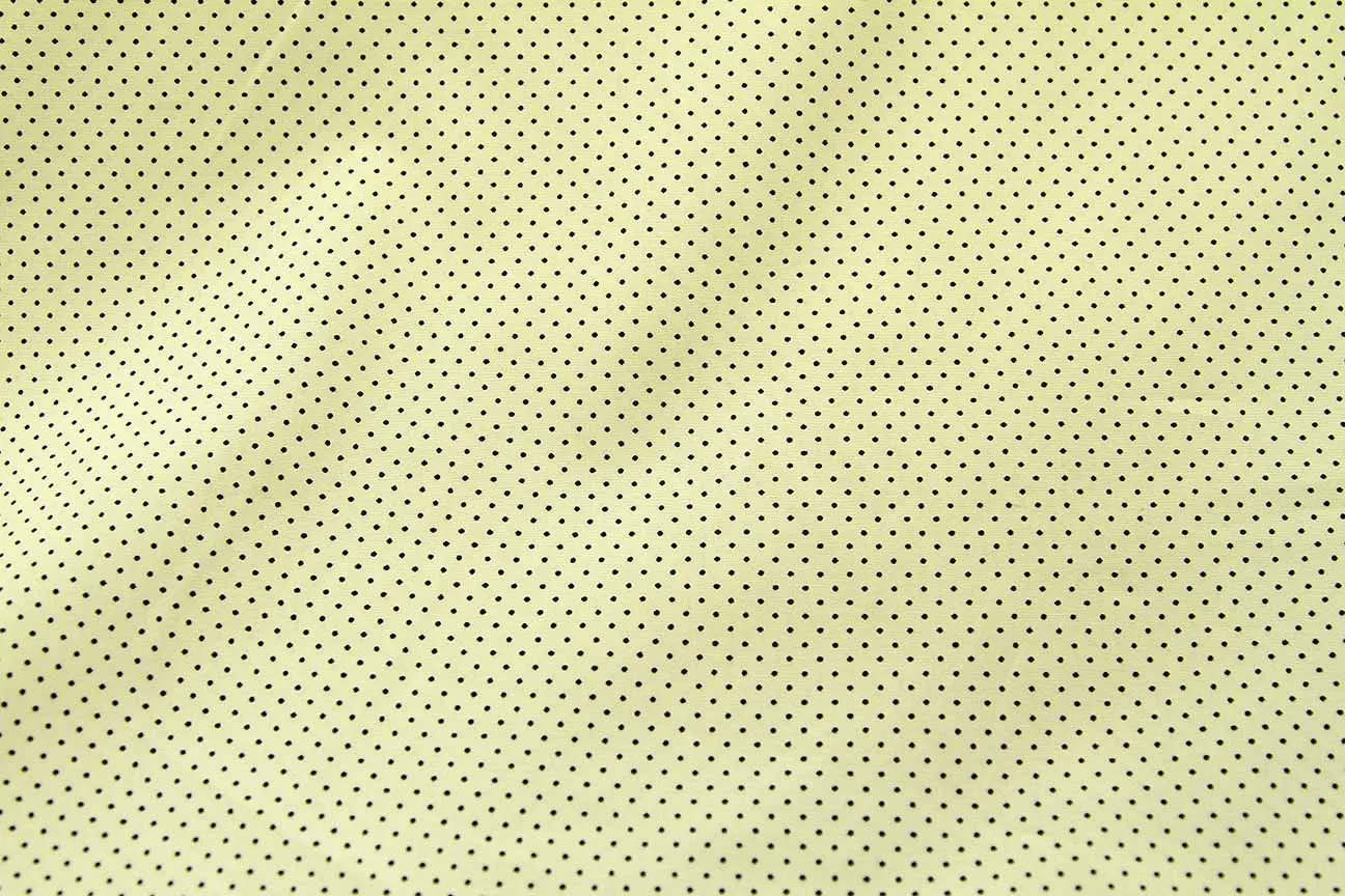 DO: Tiny Black Dots Cream Patchwork / Craft Fabric---OUT OF STOCK