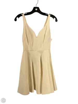 Dress Casual Short By Kimichi Blue In Cream, Size: Xs
