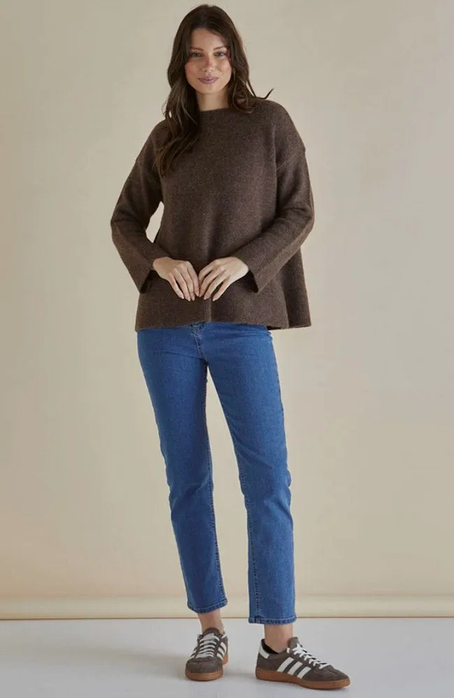 Edith Knit Jumper - Chocolate