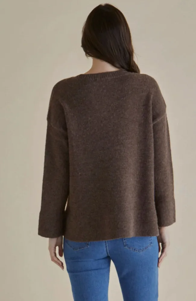 Edith Knit Jumper - Chocolate