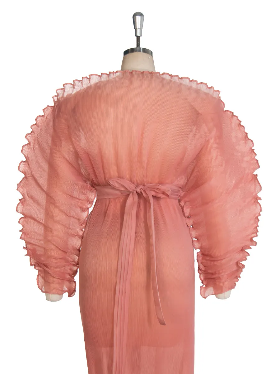 Elegant Pleated Maternity Gown Pregnancy Photoshoot Dress Photosession Outfit YW243144