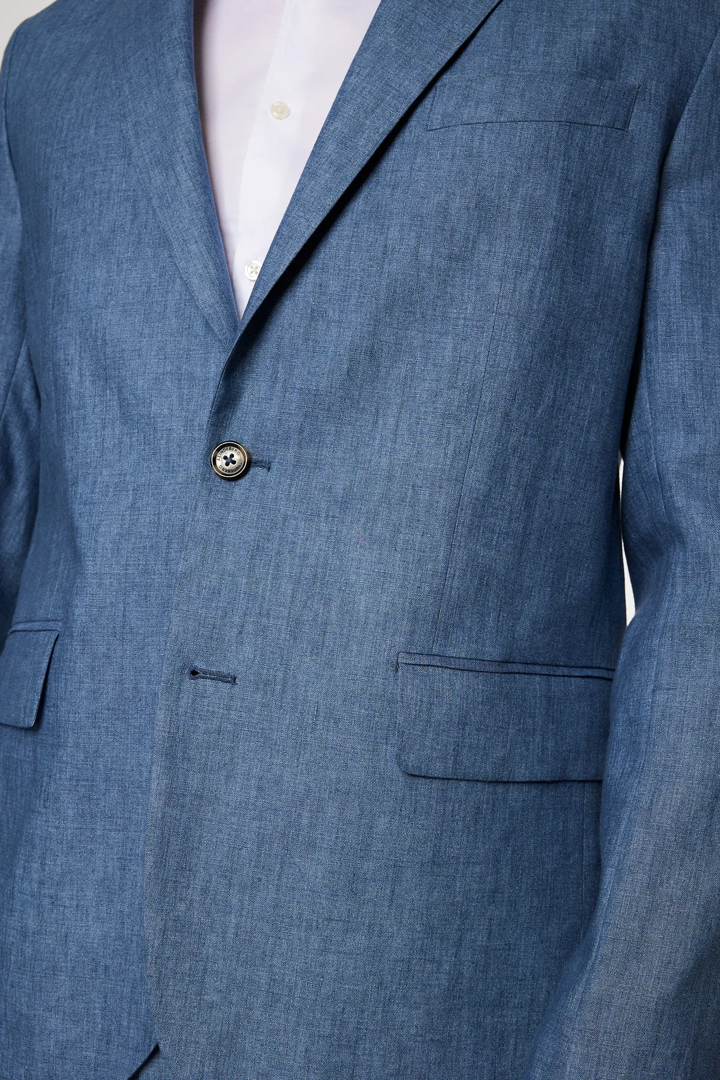 Elton U Super Linen Blazer / Rain Washed