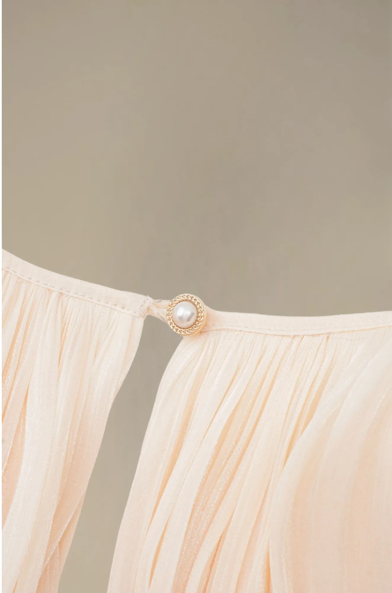 Eugénie - Fully-Pleated Ruffled Mini Dress for Woman