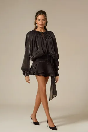 Eugénie - Metallic Mini Dress for Woman